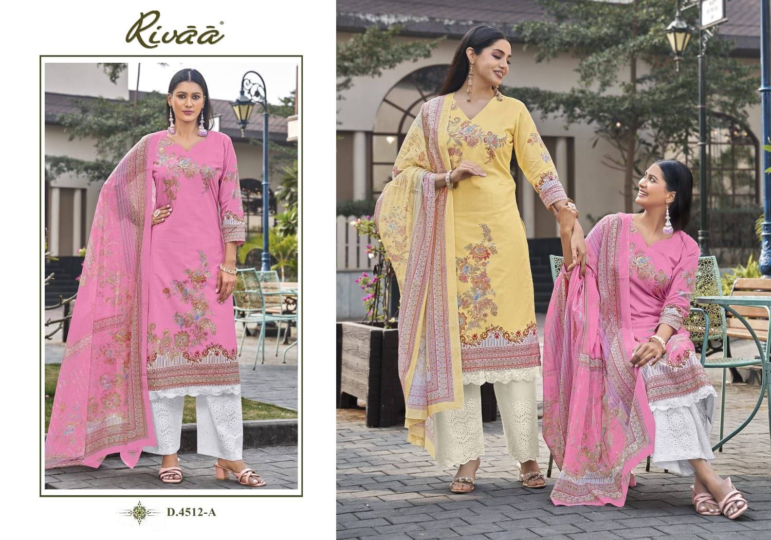 LUCY VOL 2 By RIVAA Stylish Beautiful Colourful Pure Italian Lawn Dresses At Wholesale Price